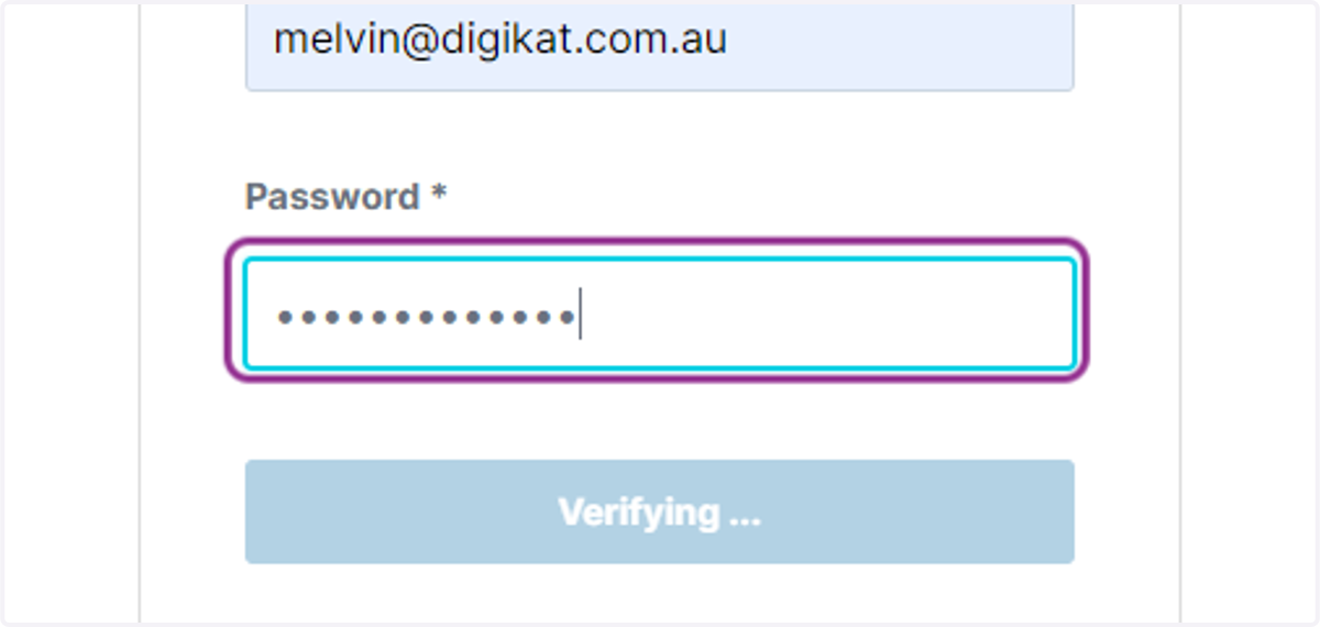 Type password