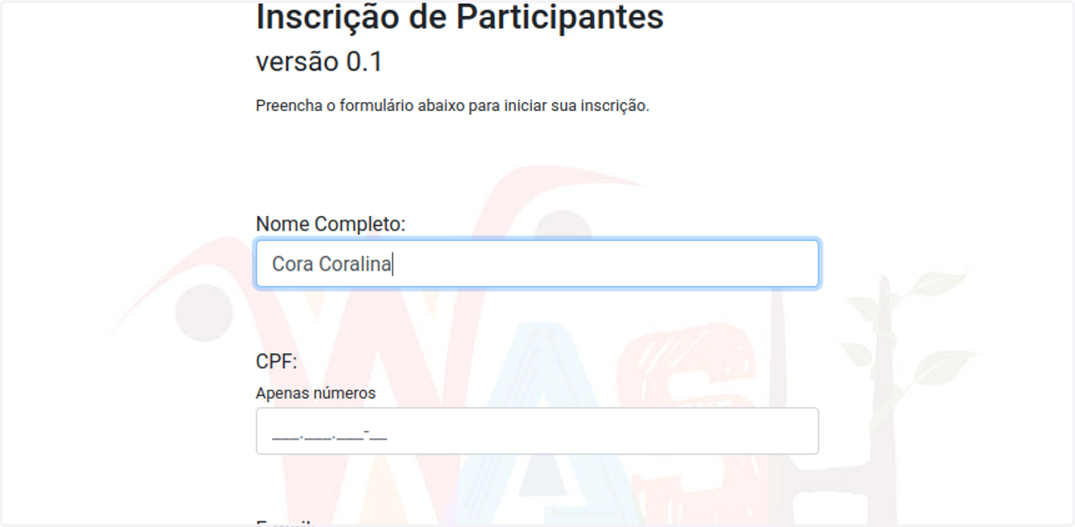 Type "Cora Coralina"
