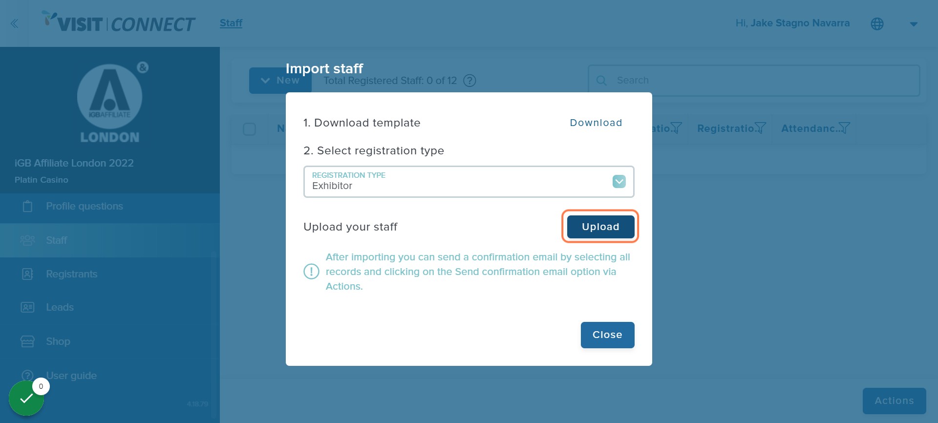 Import your file