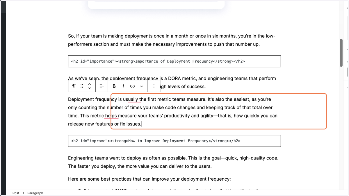 Add a Mid-Funnel CTA Block Between Two Paragraphs