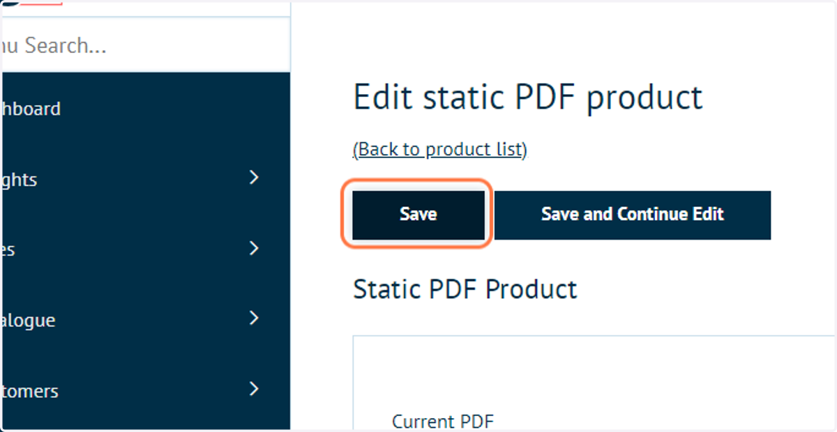 Click on Save