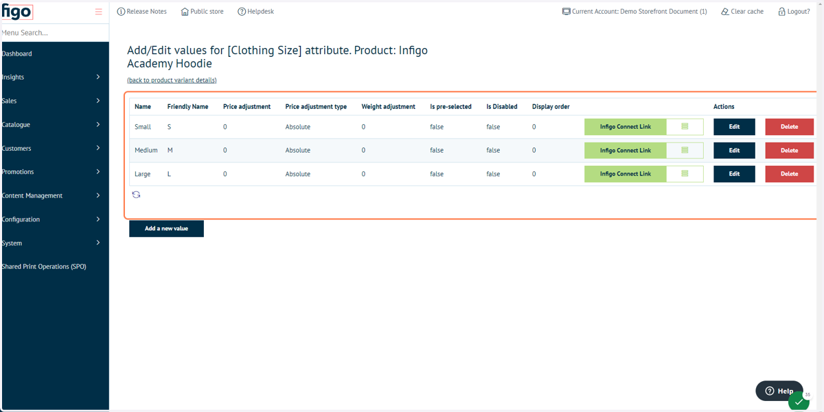 Review attribute values
