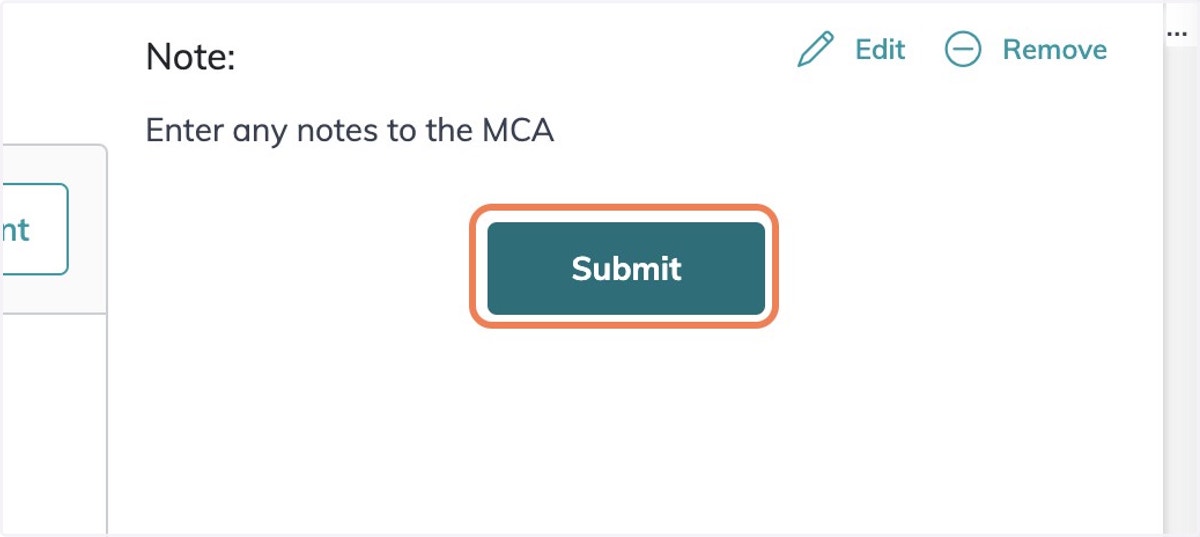 Click on Submit