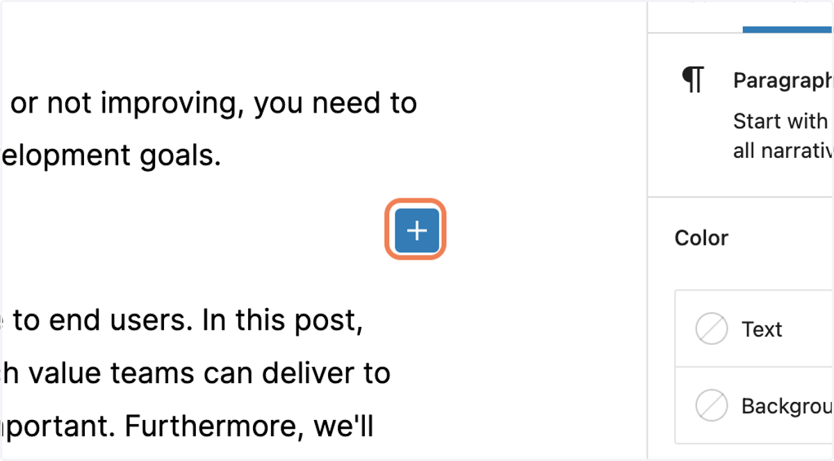 Add a YouTube Video Embed Between Two Paragraphs