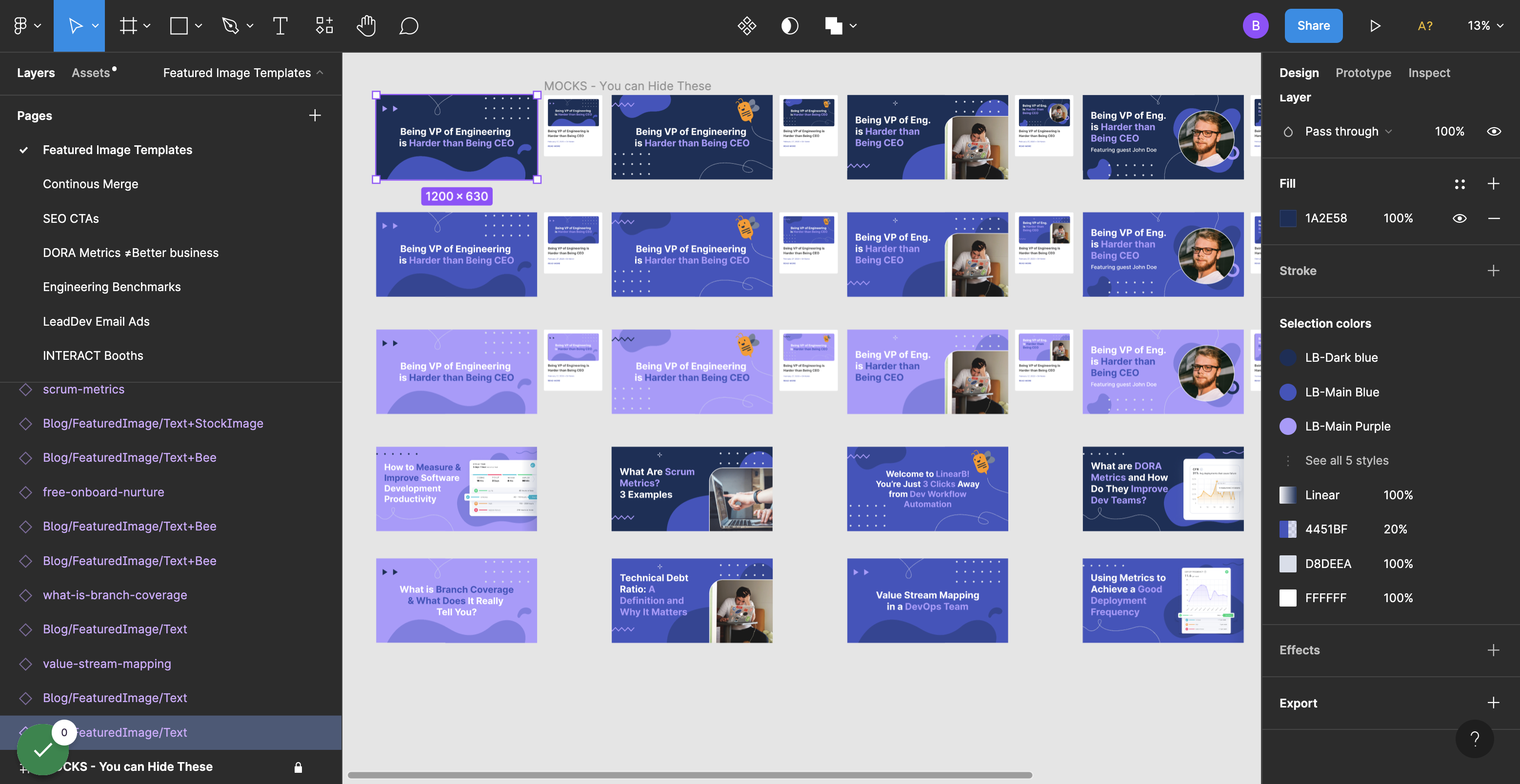 Create a Blog Feature Image from Figma Templates