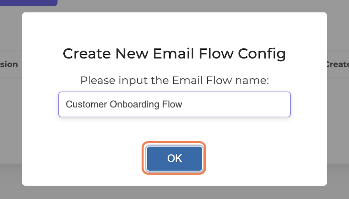 Enter a Flow Name and Click on OK
