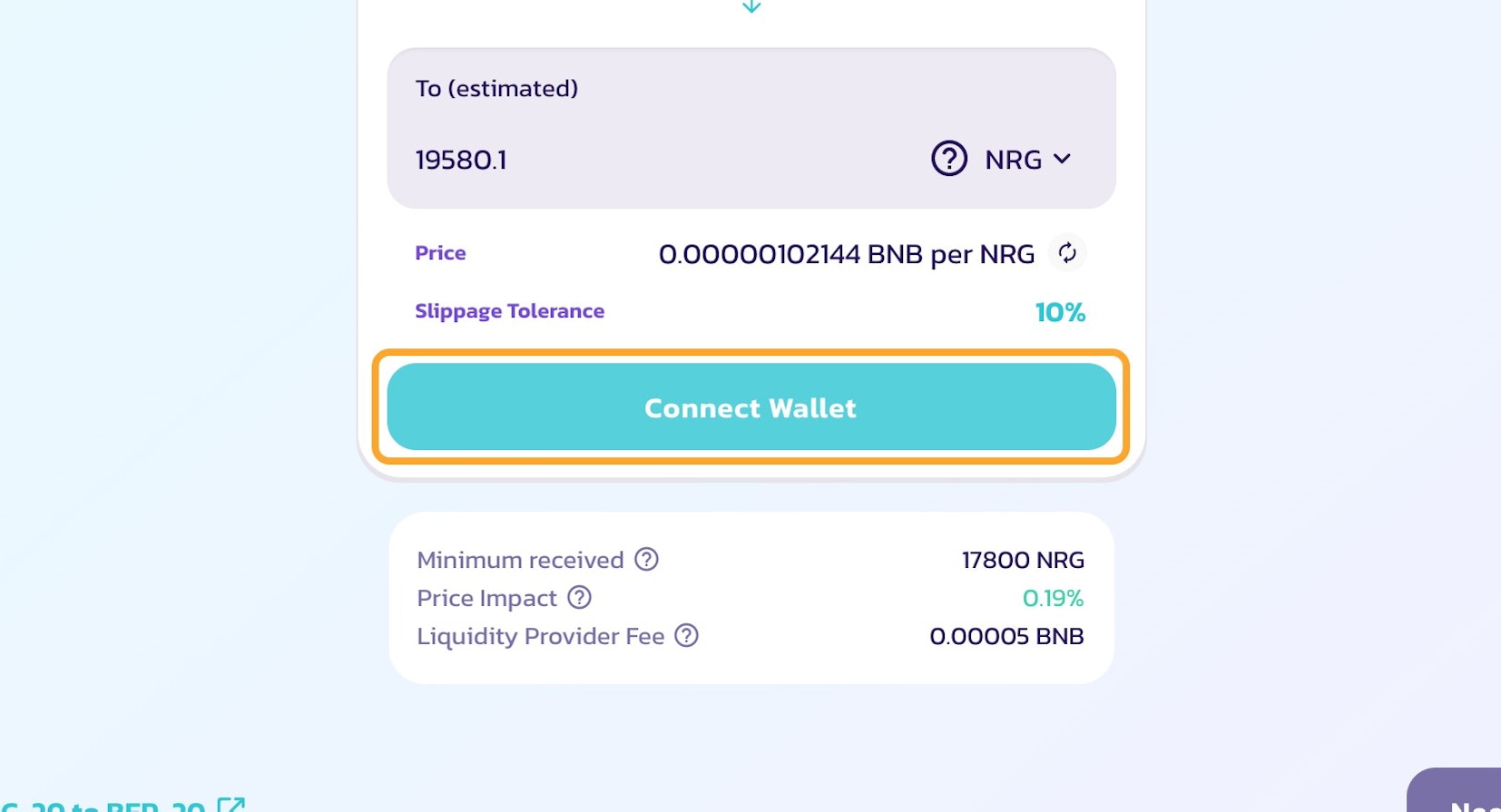 Click on Connect Wallet