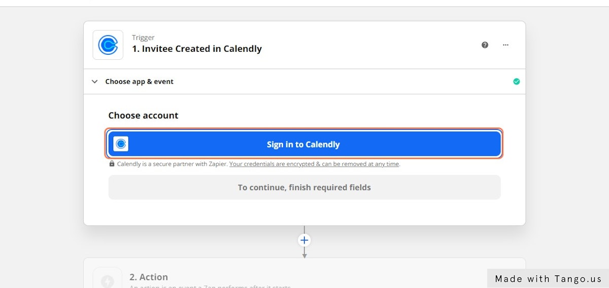 Now you need to Sign in to Calendly
