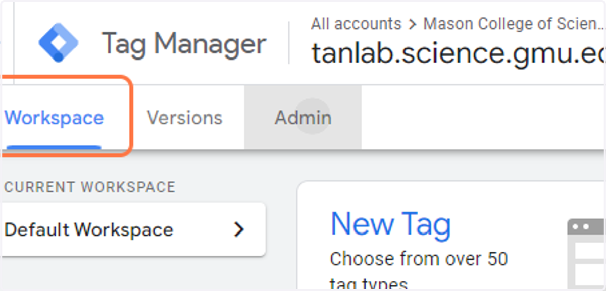 Click on Admin