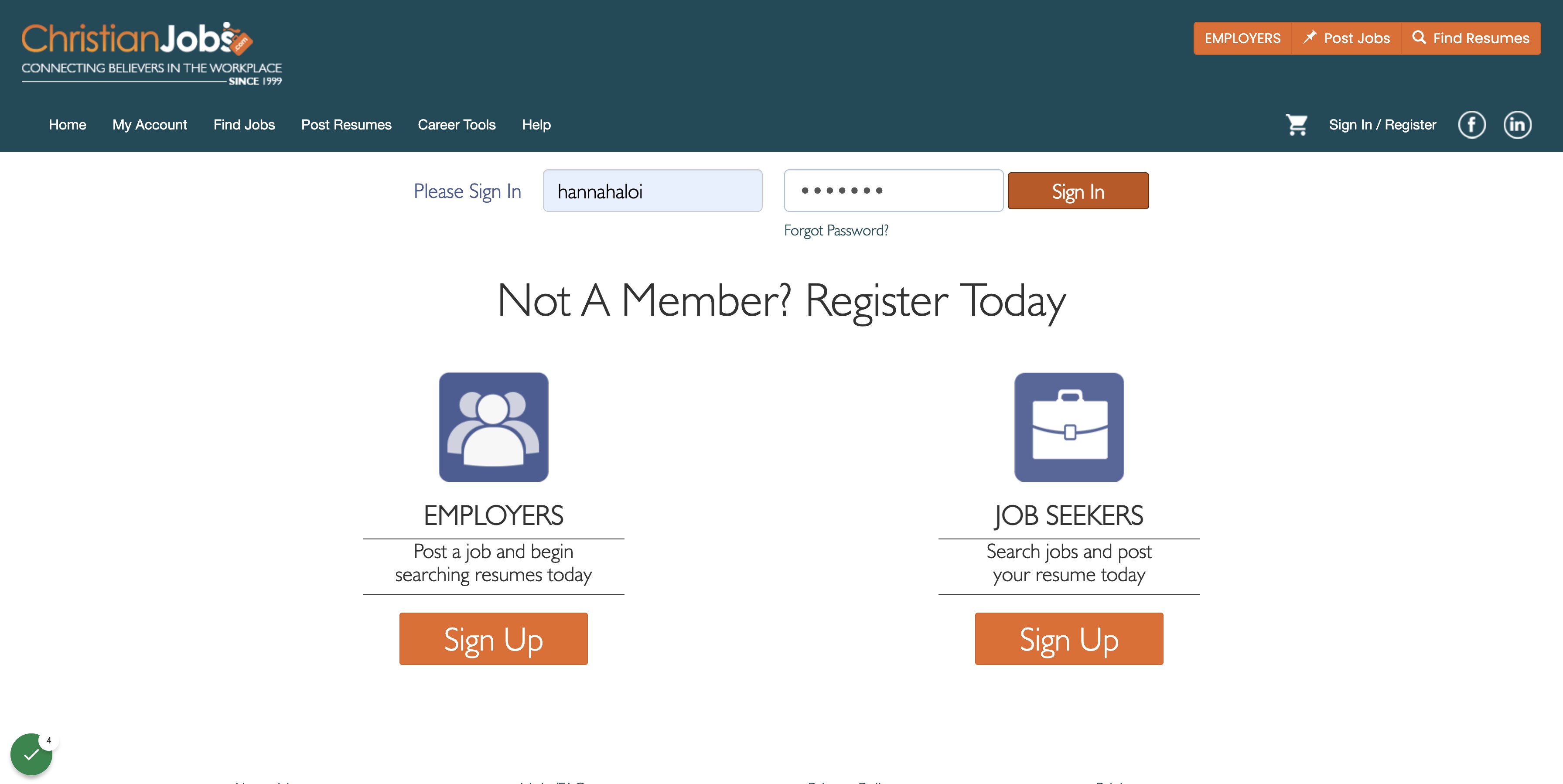 Sign In to Your Account
