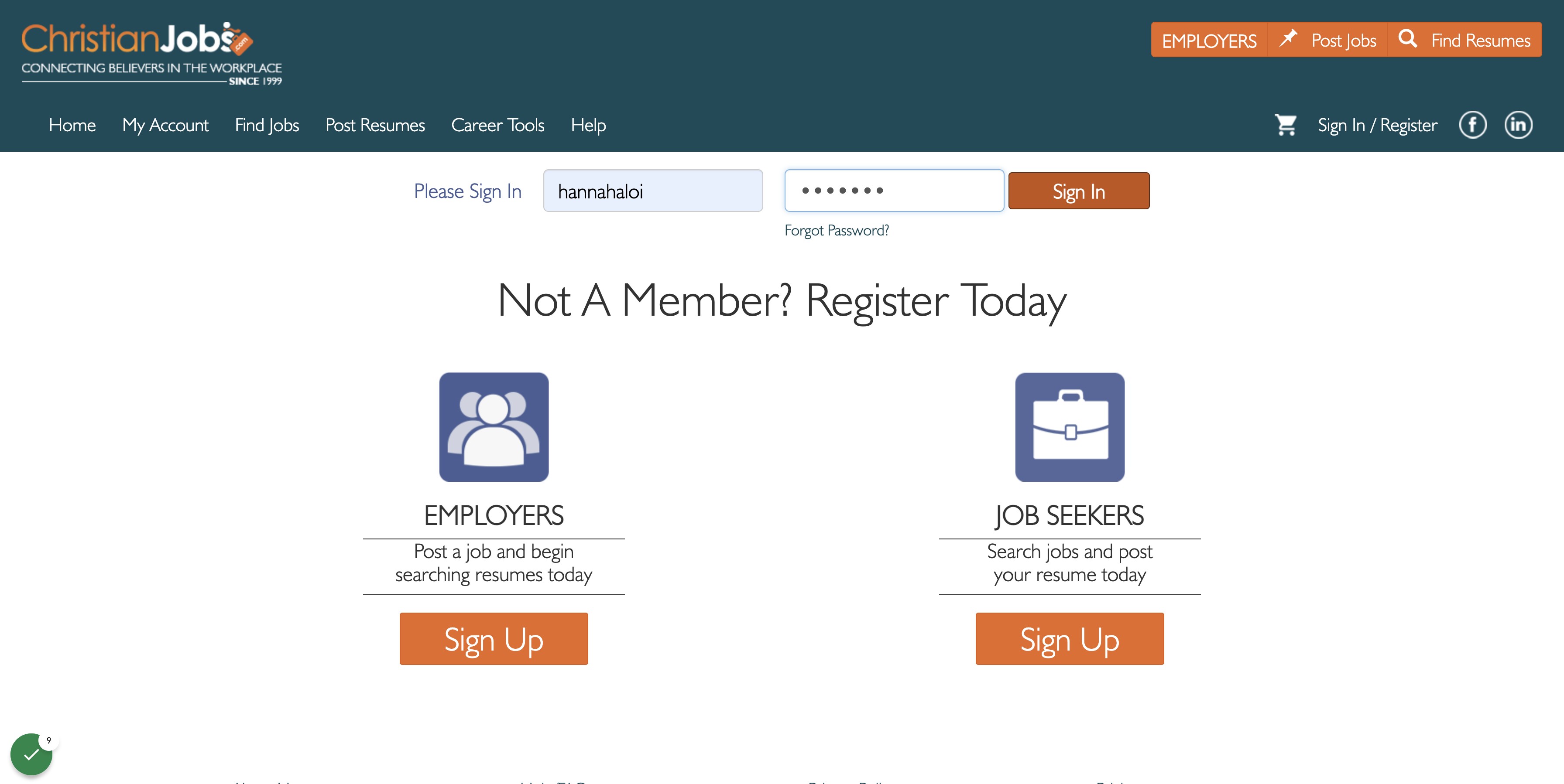 Sign In to Your Account