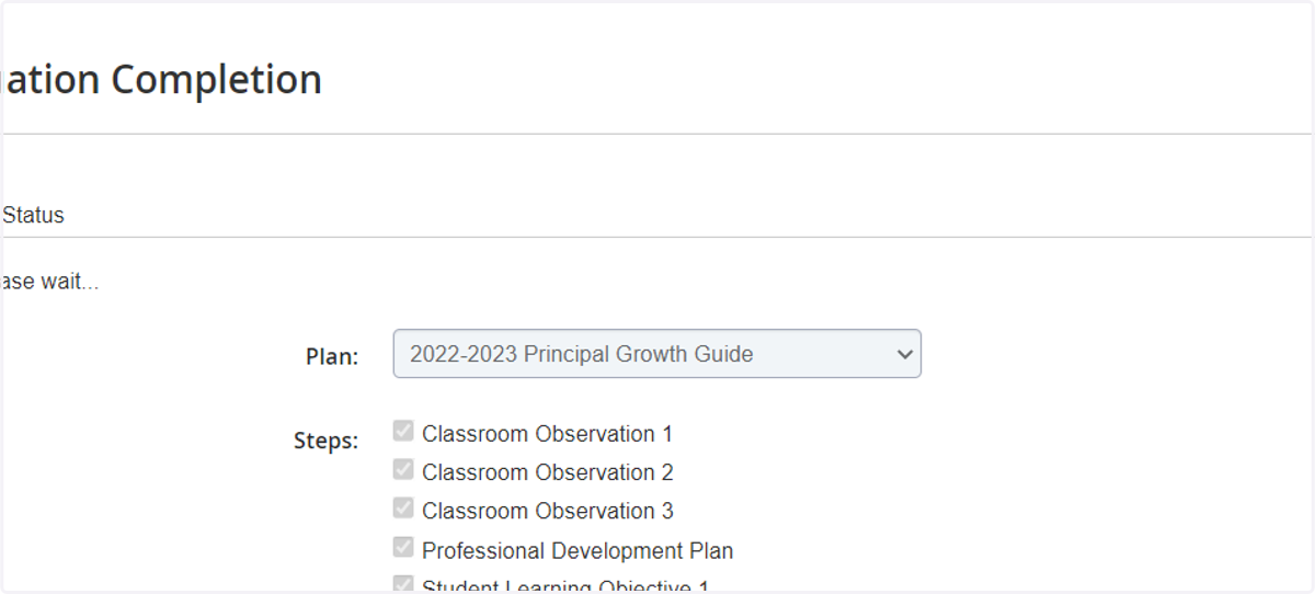 Select the desired plan
