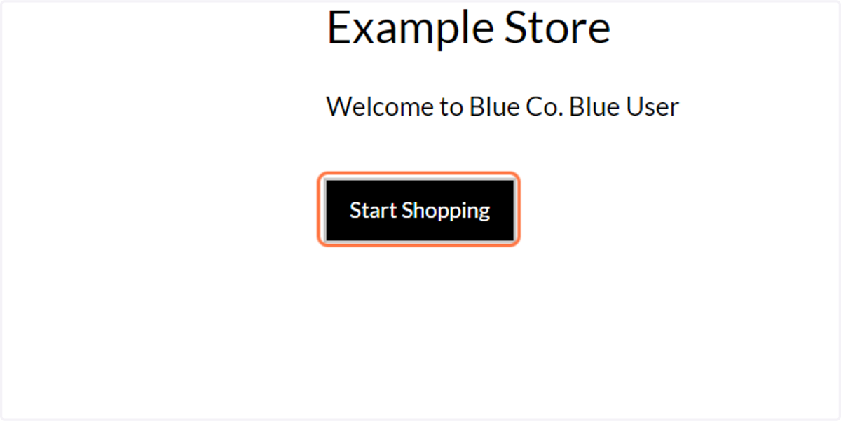 Click the button on your storefront with the updated URL