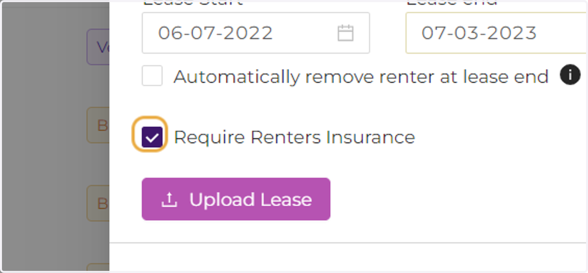 Choose your Tenant Settings
