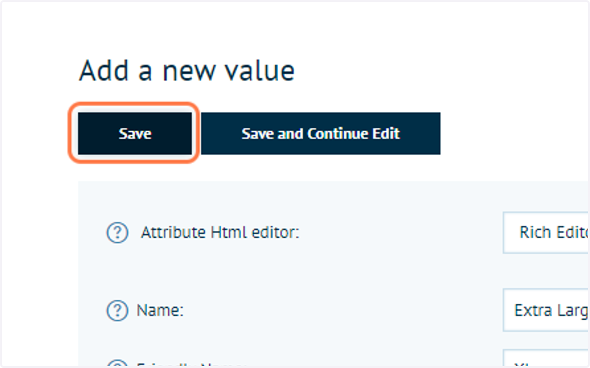 Click on Save