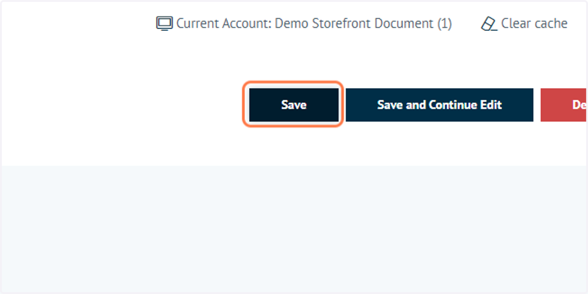 Click on Save