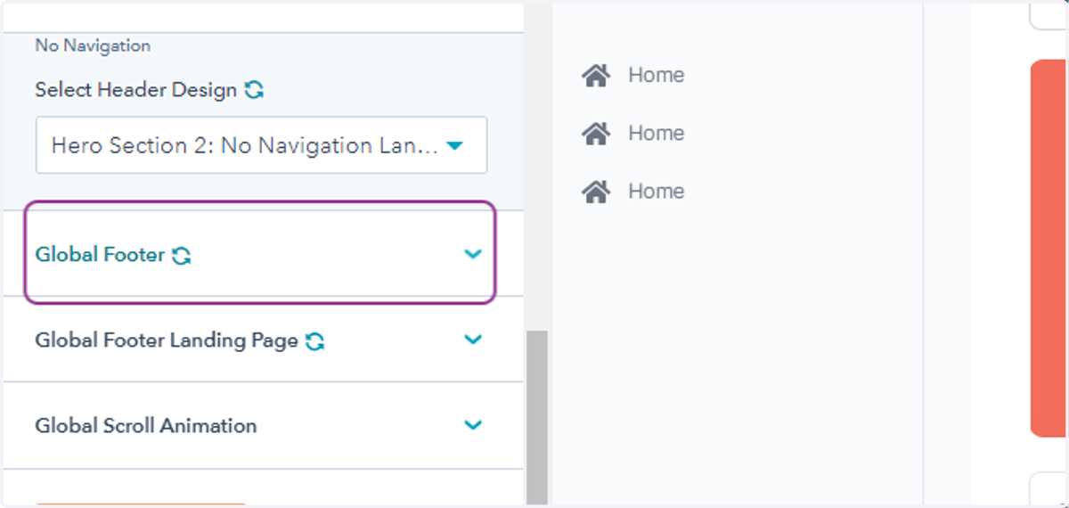 Select Global Footer