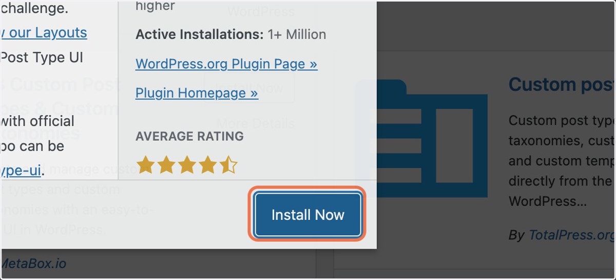 Click on Install Now