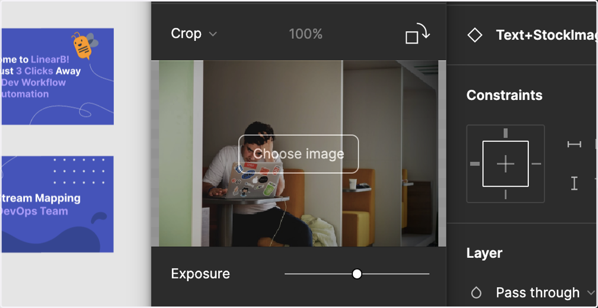 Click on Choose image