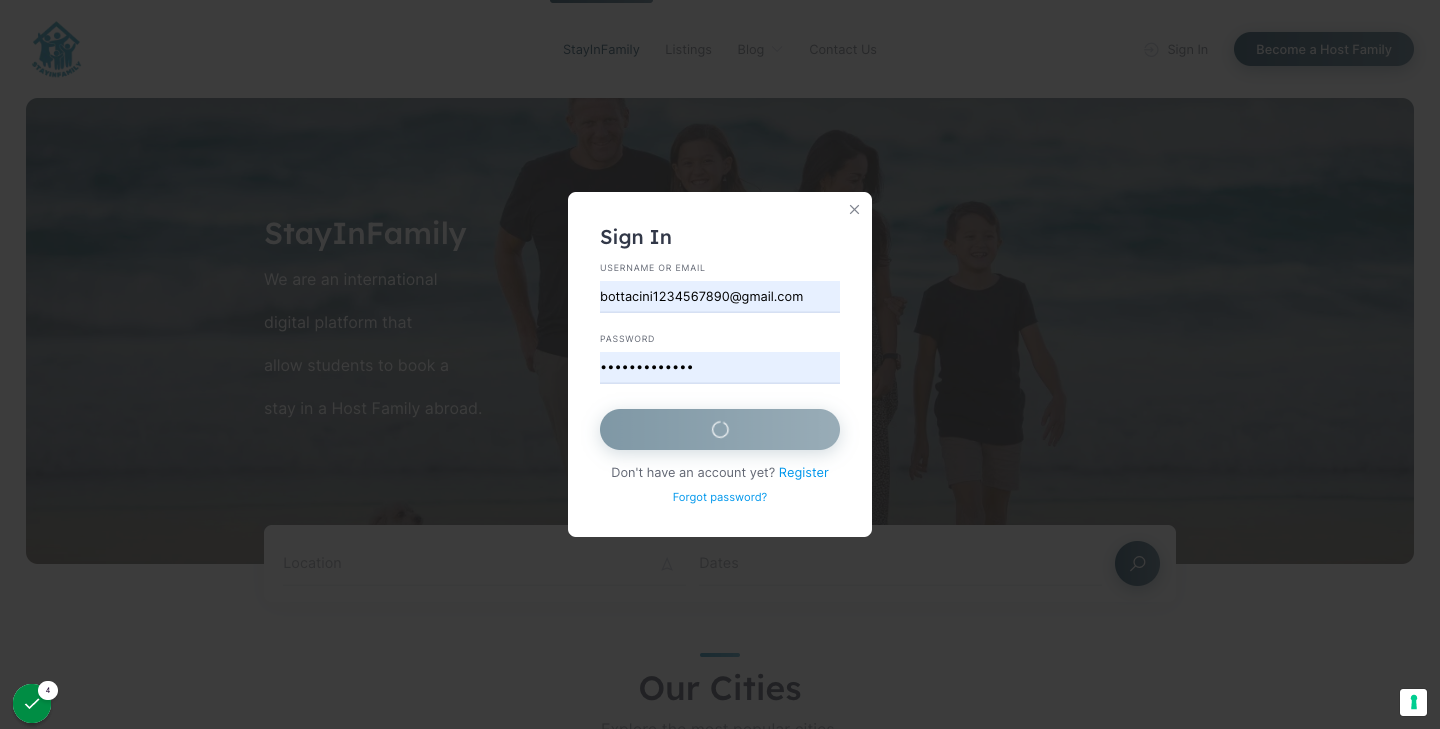 Sign-in in your Account