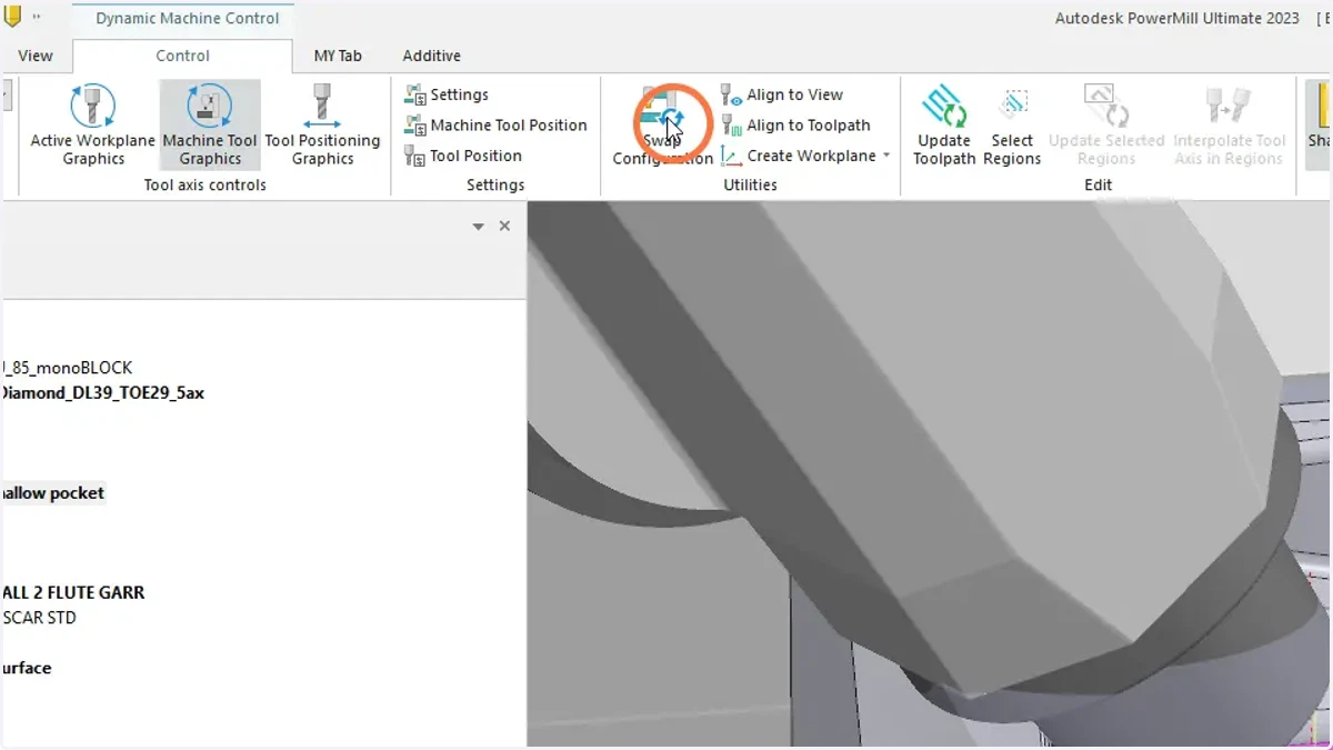 Swap configuration to use the second solution IF required