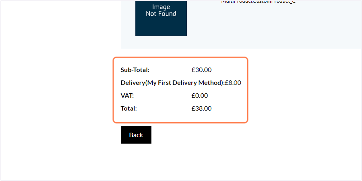 Navigate through the basket and checkout. Your delivery cost will now be calculated based on defined weight