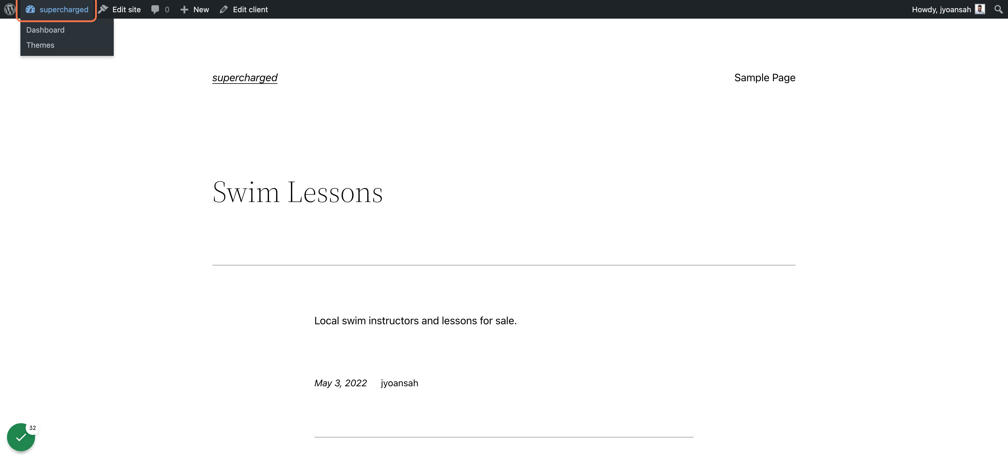 Go back to Backend Admin