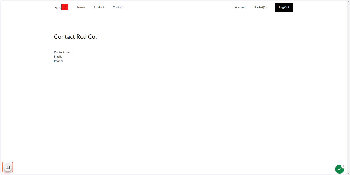 View your updated page