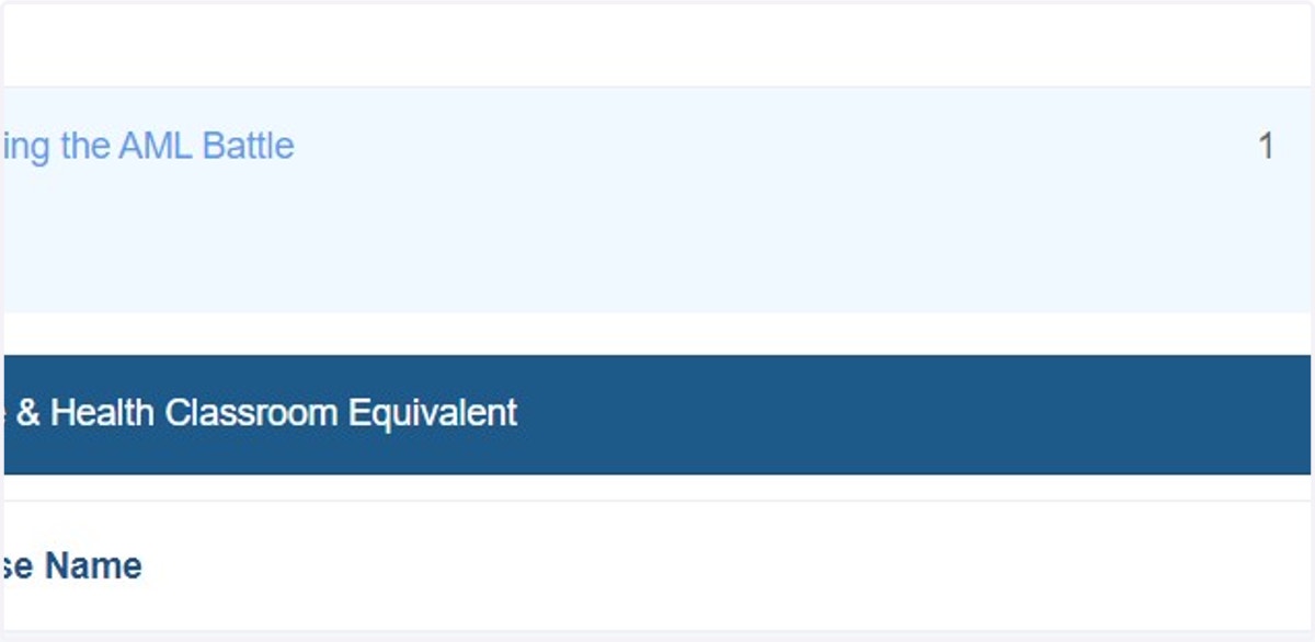 Click on Add to Cart Winning the AML Battle 1 Credit hour