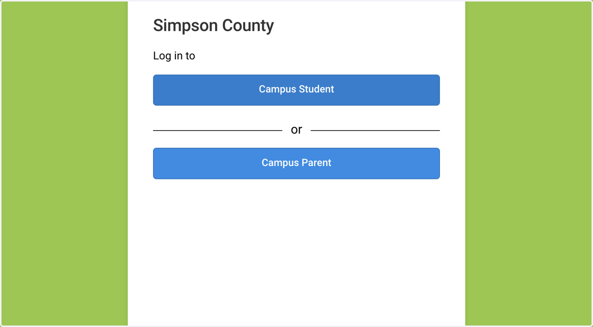 Click on Campus Parent