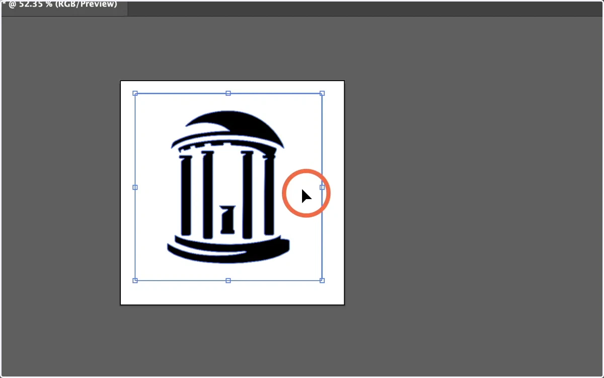 Click on the white background and press 'delete' to remove it