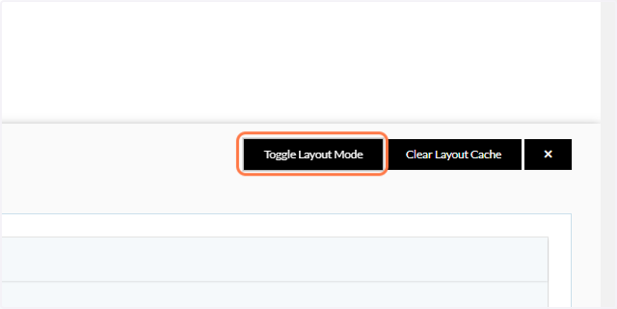 Click on Toggle Layout Mode
