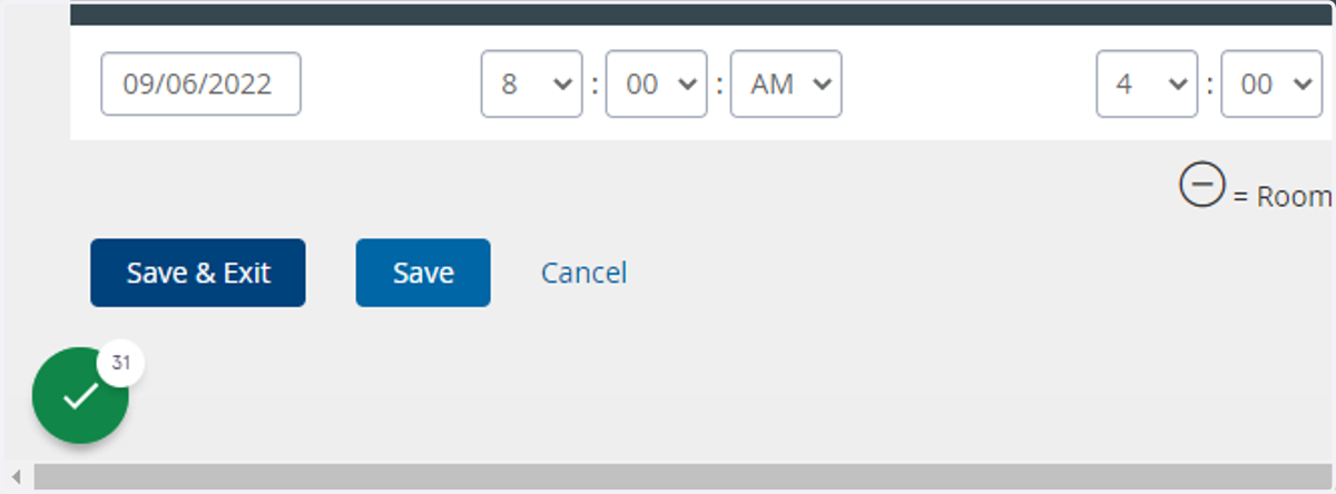 Click on Save & Exit