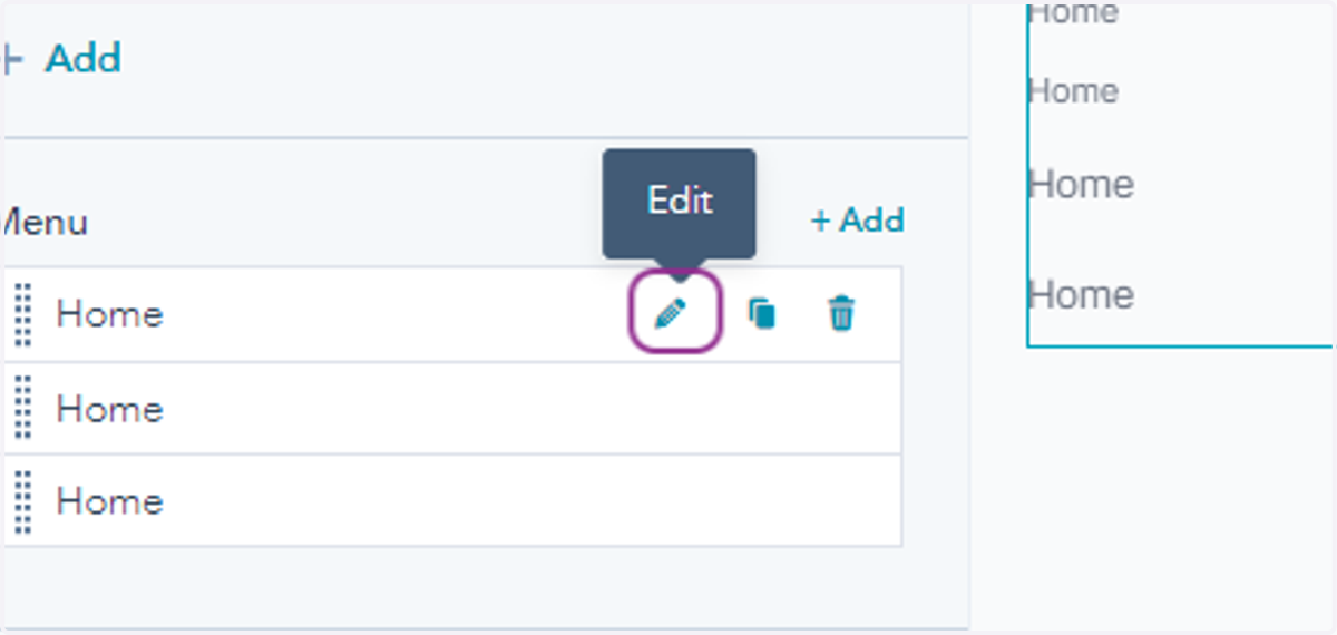 Edit Menu