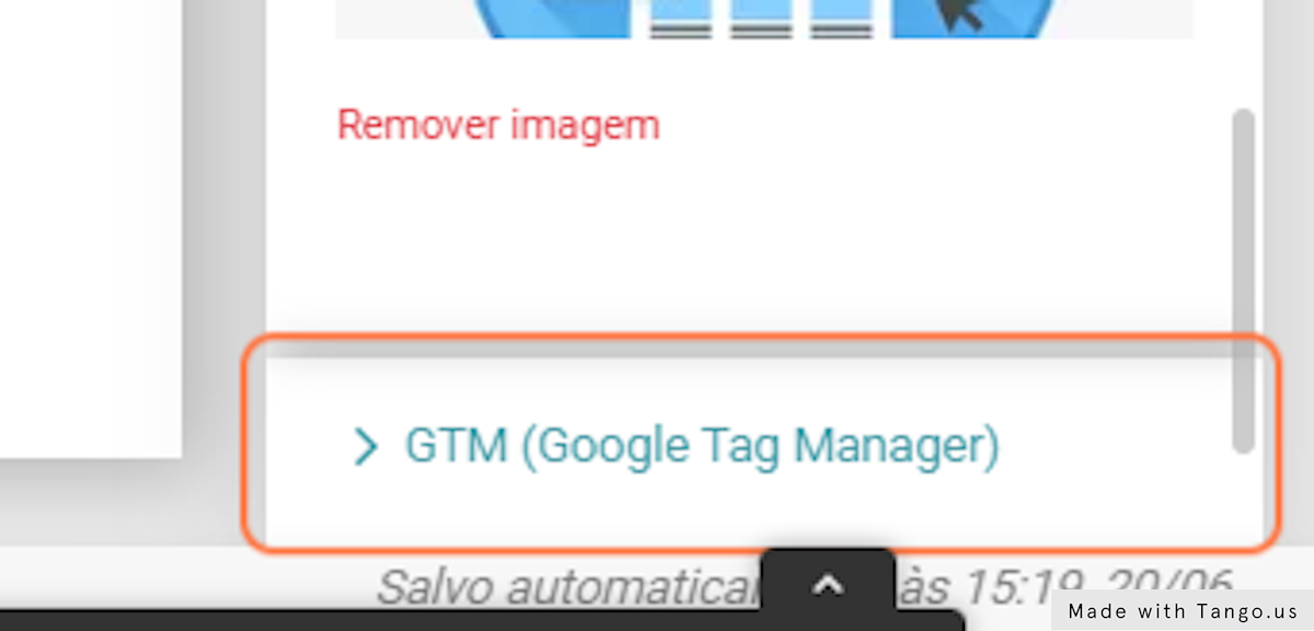 Incluir  GTM (Google Tag Manager)