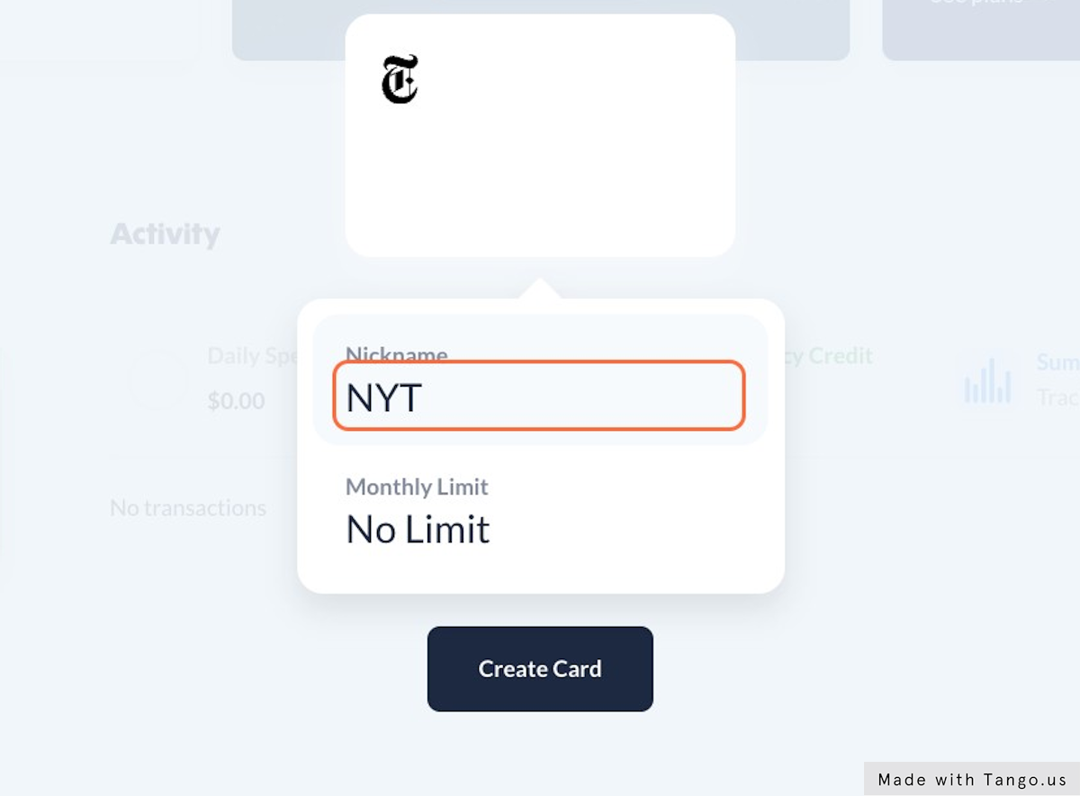 You can also rename the cards... I like calling it New York Times, not NYT.