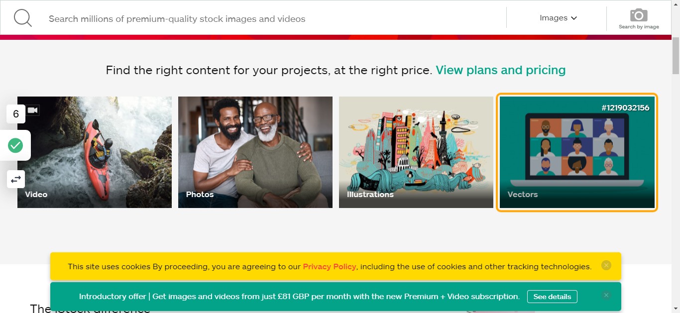 select an image you want.