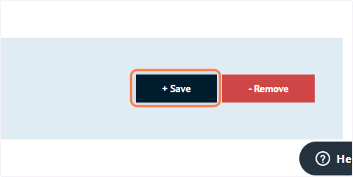 Click on + Save