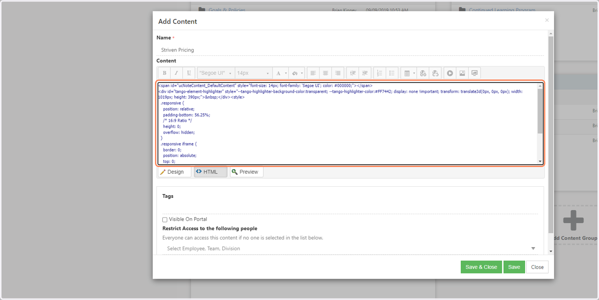 Type "/emb" of whatever shortcut you created for your text blaze snippet