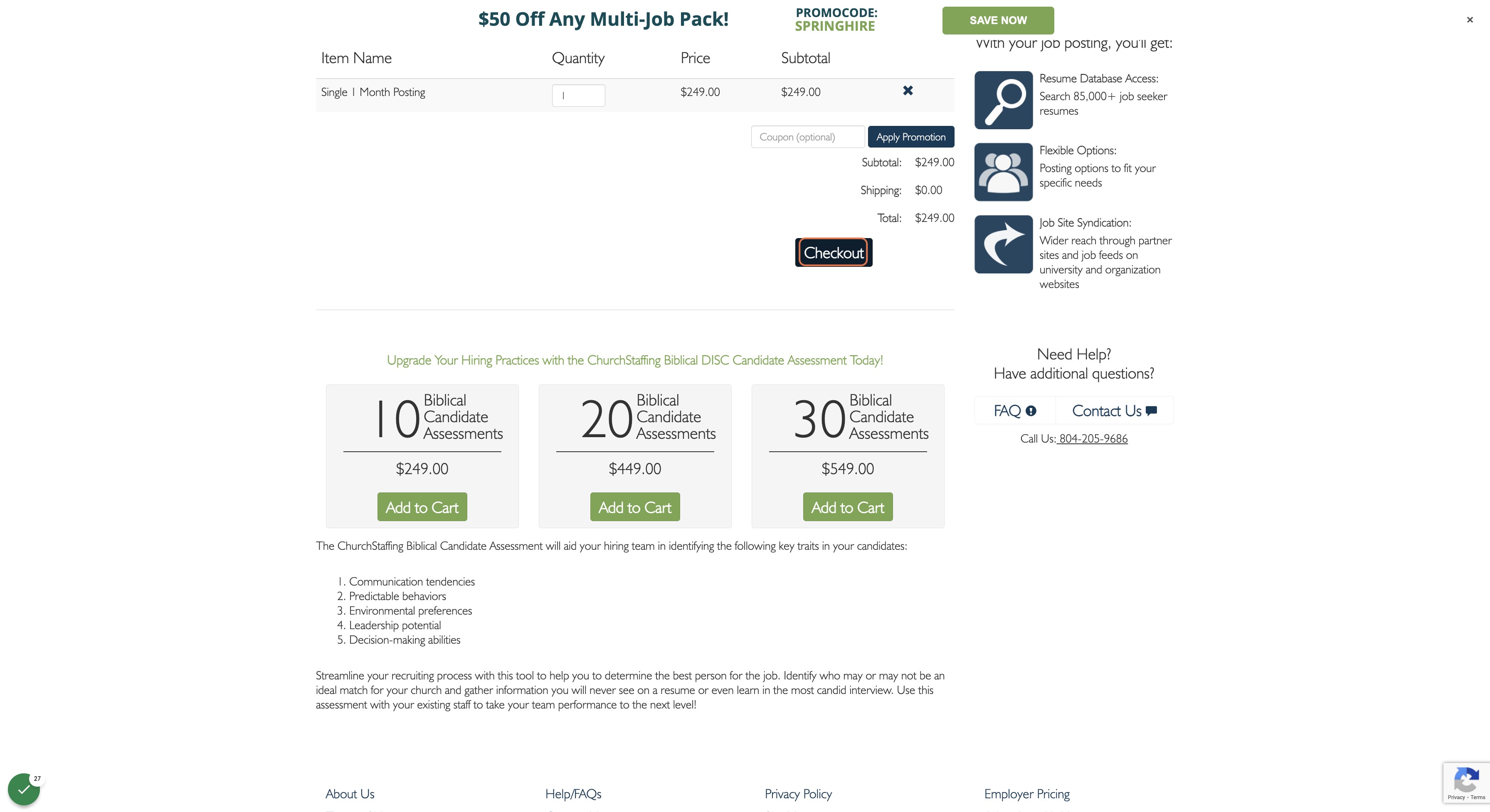 Review Your Cart and then Click on Checkout