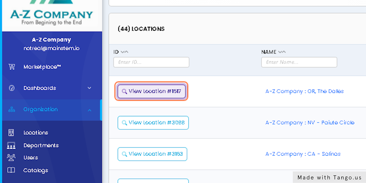 Select The Location You Are Purchasing For