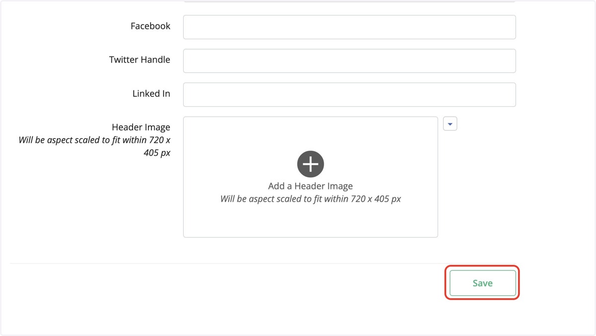 Click on Save