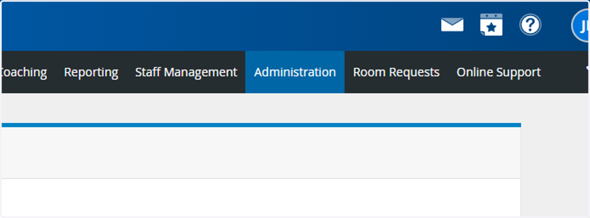Click on Administration