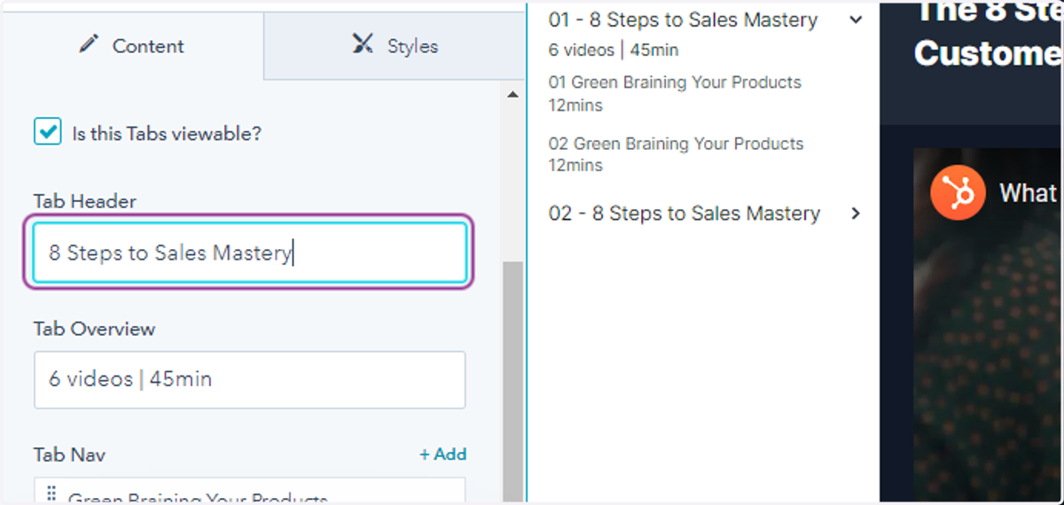 Click on 8 Steps to Sales Mastery