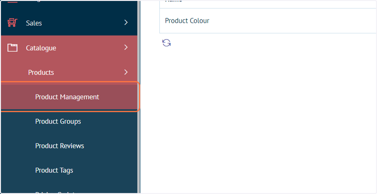 Click on Product Management