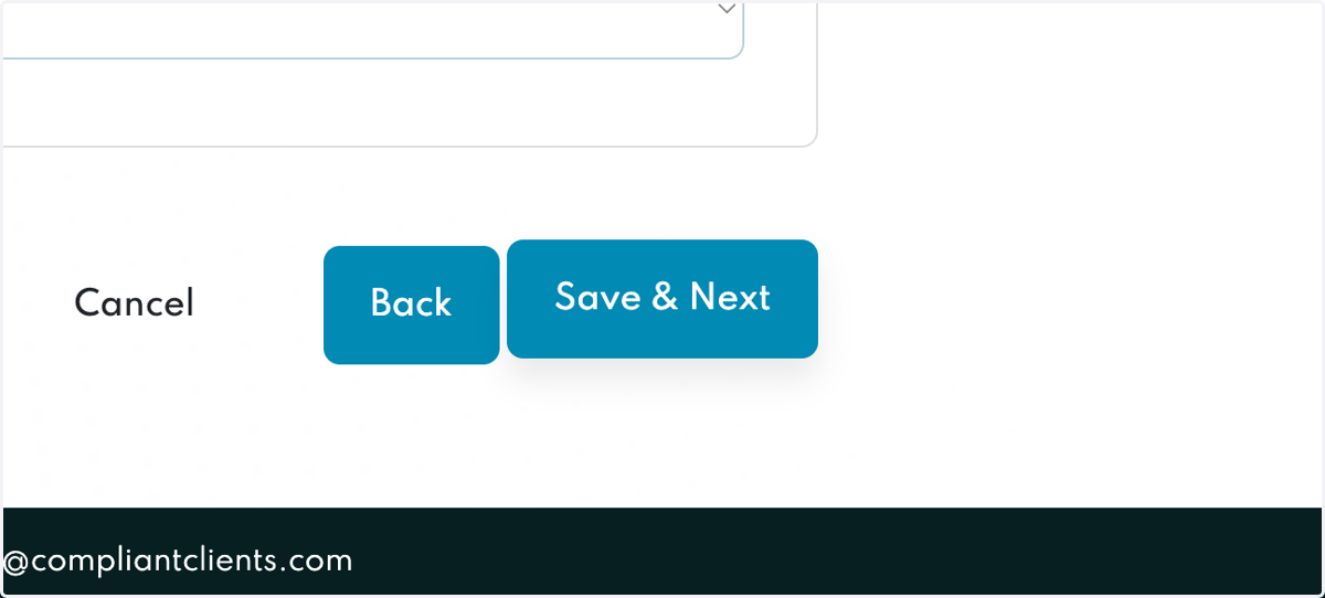 Step 2: Click on Save & Next