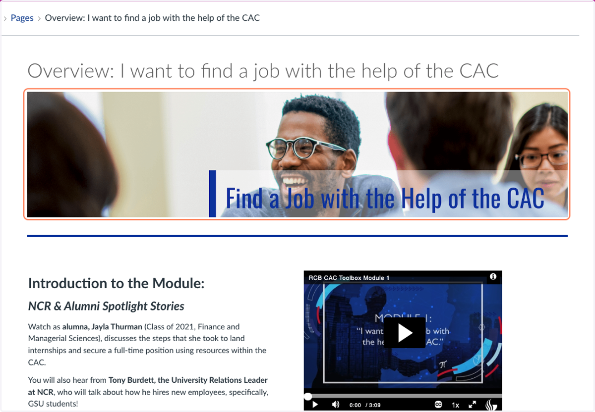 Images demonstrating the diverse GSU student body