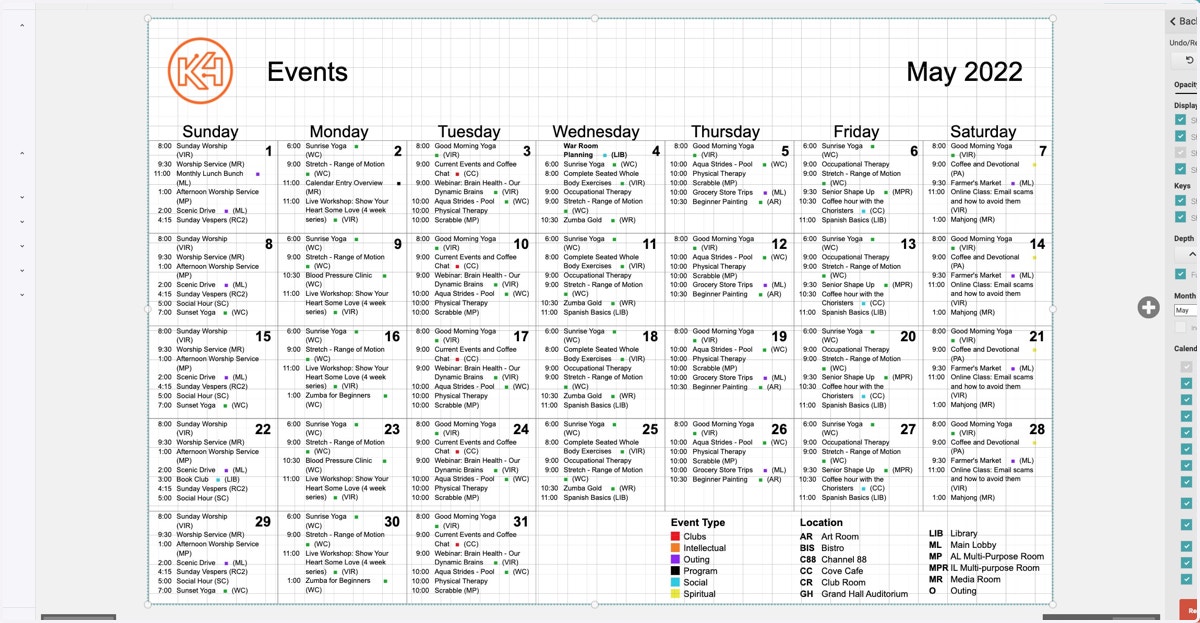 Admire your Events!
