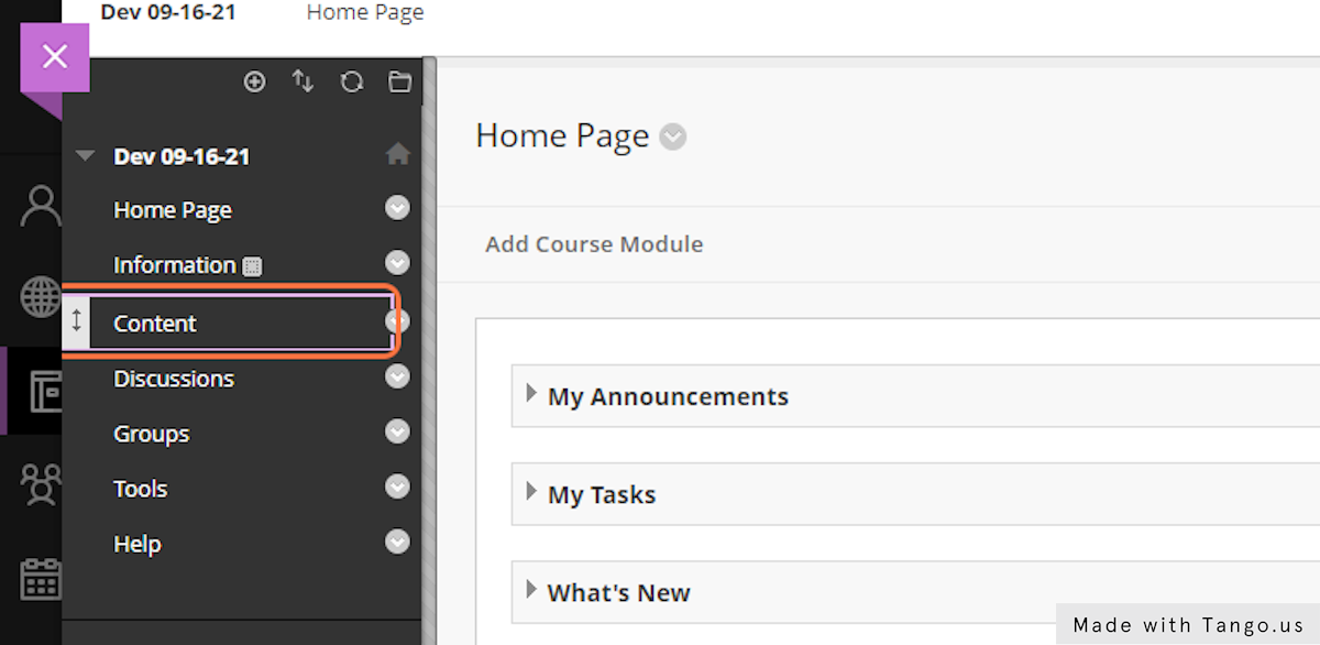 If you need to remove content from your course and gradebook after it has been synced from Suitable, first start by removing the item from your Content page.