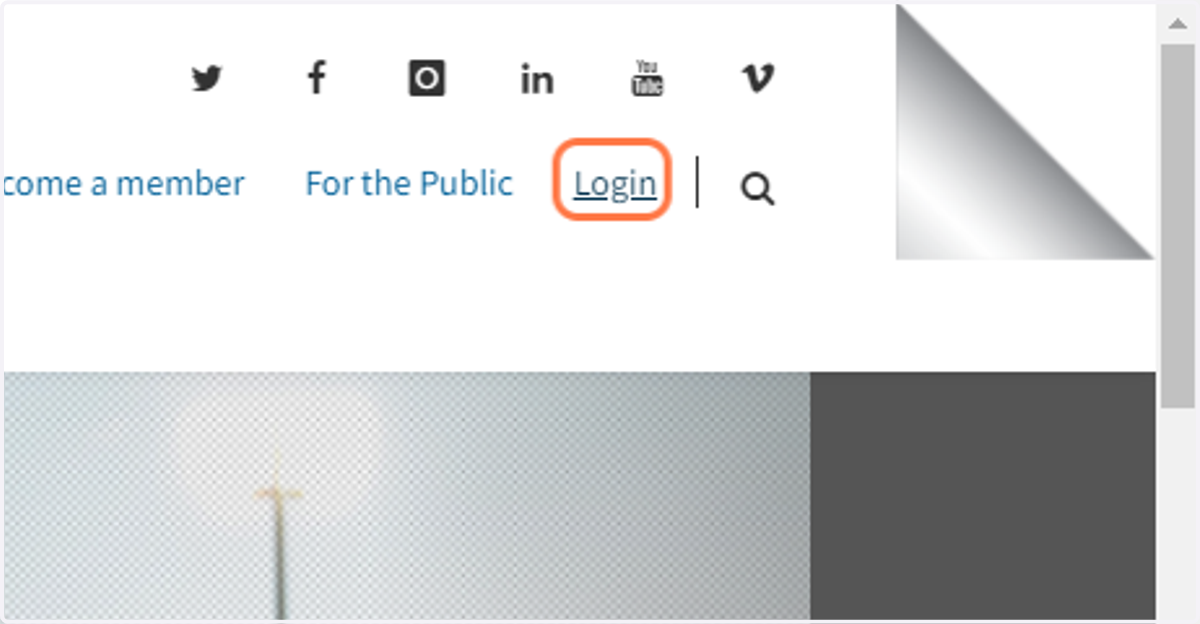 Click on Login